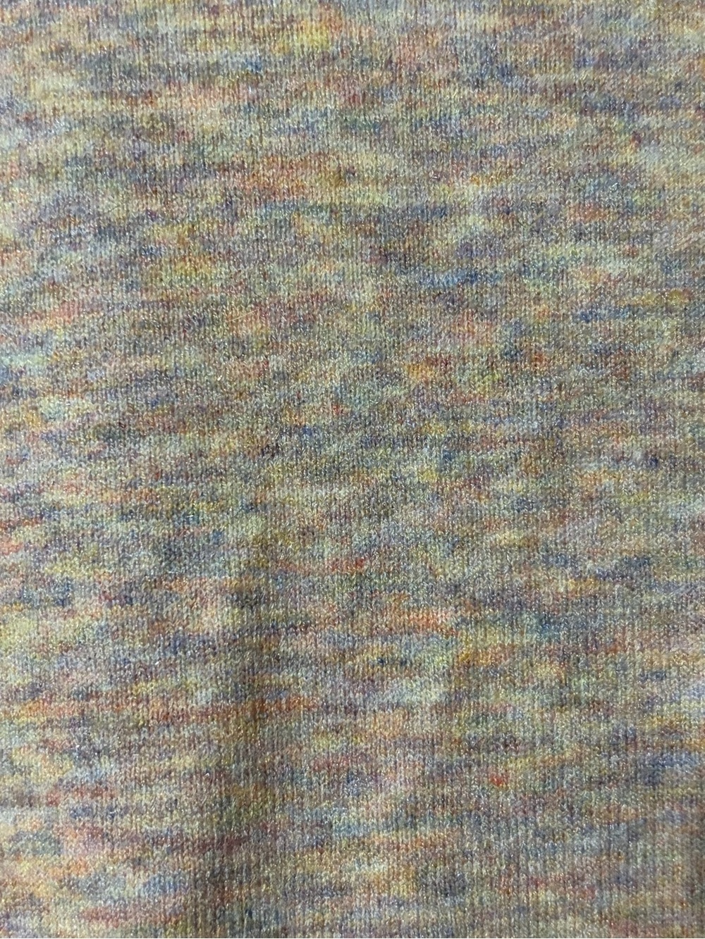 Anne Taylor Ruffle Neck Sweater - Multicolor Space-Dye - Picture 4 of 6